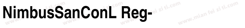 NimbusSanConL Reg字体转换
